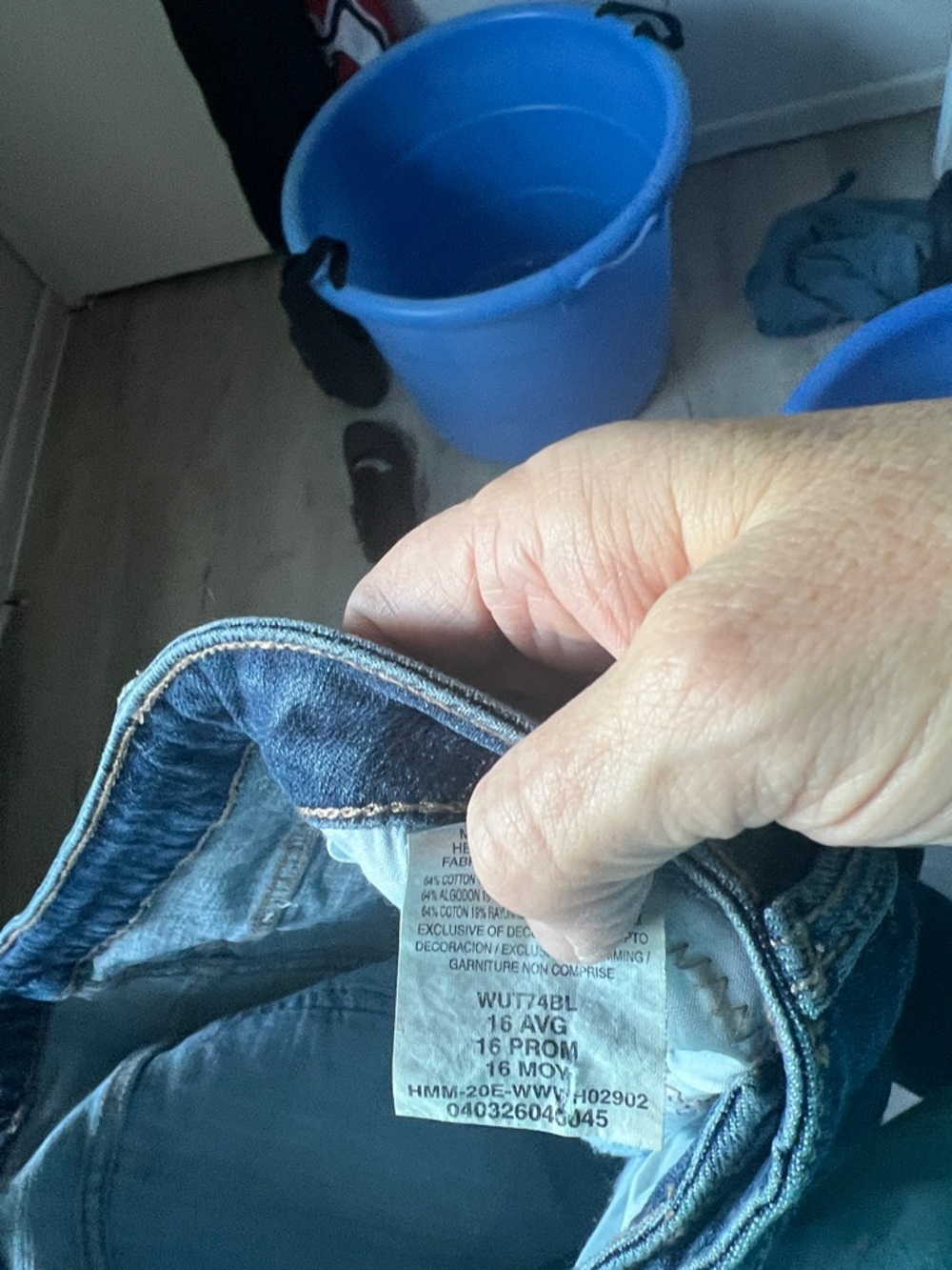 Aura Dark Blue Flare Jeans - Picture 4 of 4